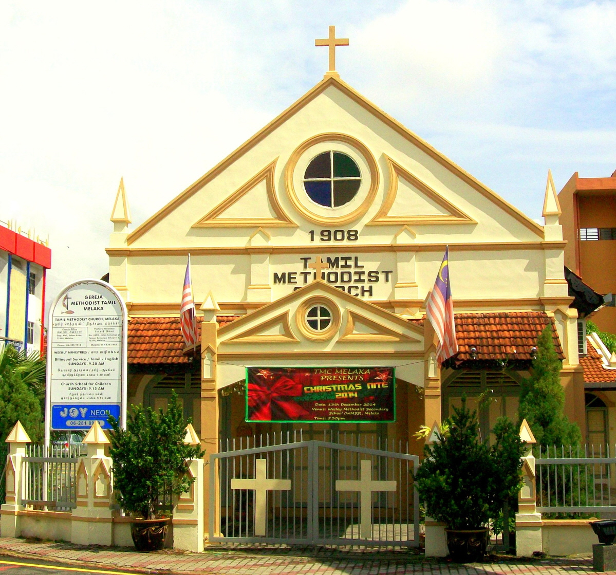 Tamil (South Indians from Tamil Nadu, India) Methodist Church 1908 - Melaka
