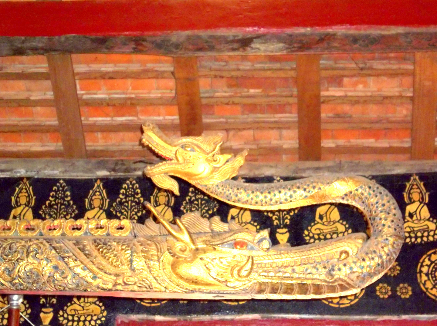 Decorative Endpiece for Pole Suspending Temple Boat - Luang Prabang, Laos