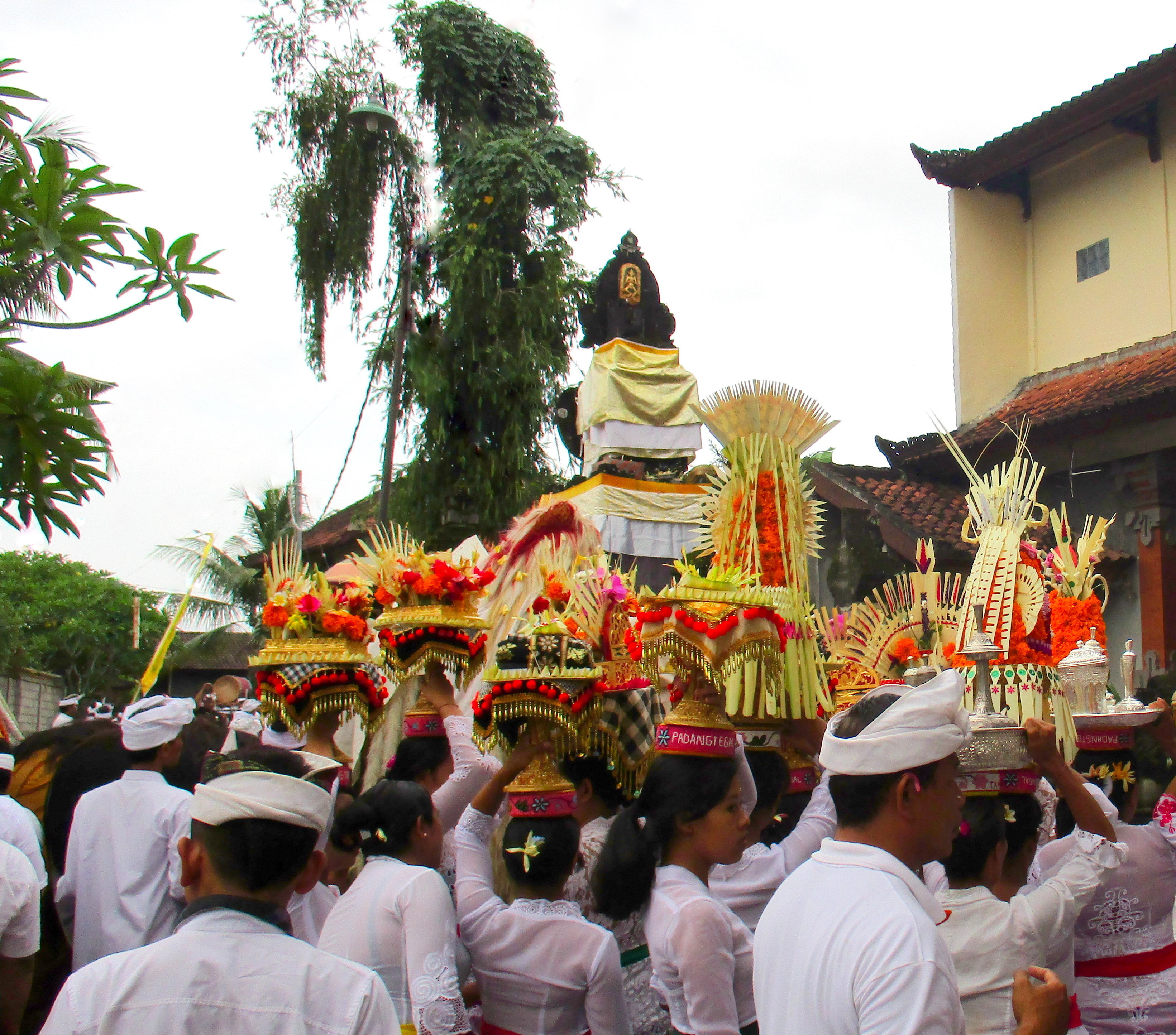 Village festival procession