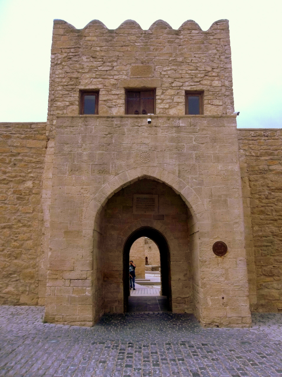 Entrance to Ateshgah Fire Temple - Zoroasrian (7th-10th Cen) -(Later Hindu, SIkh 18th Cen.) - Azerbaijan