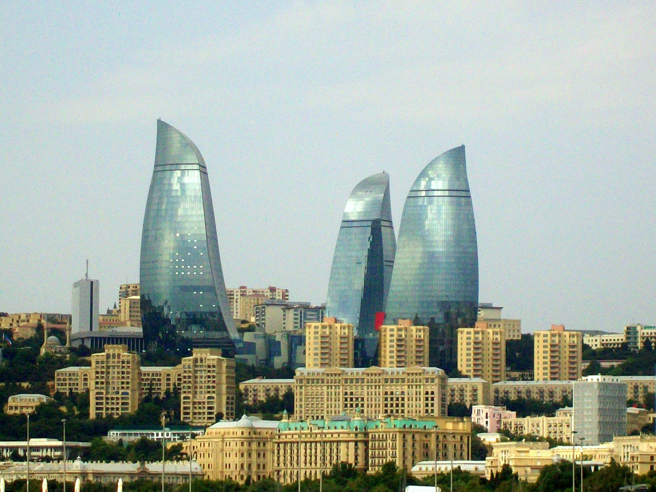 Azerbaijan has Some Remarkable Contemporaty Architecture - The Flame Towers - Baku, Azerbaijan