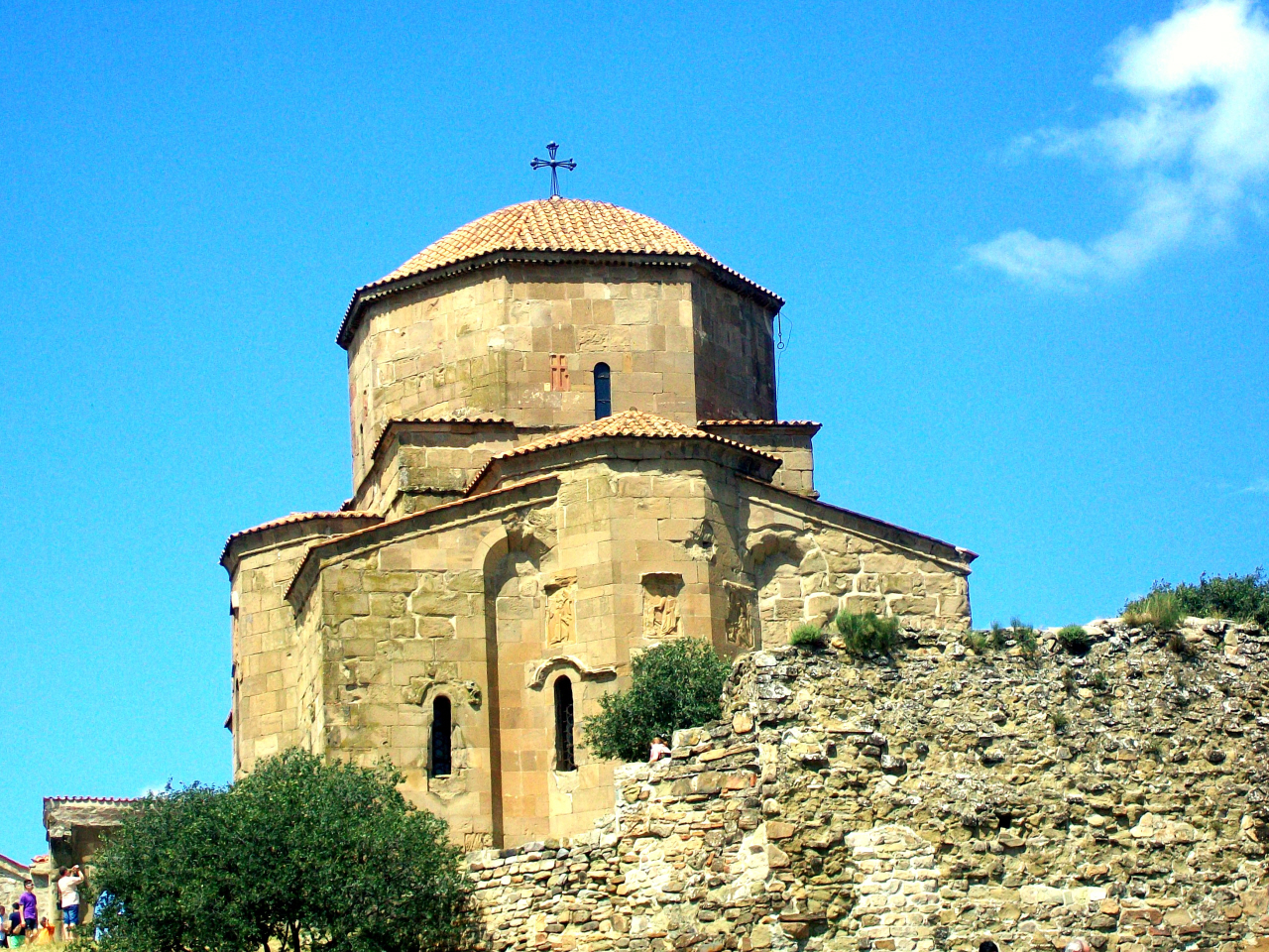 Jvari Church (4th Cen. A.D.) King Miriam erected A Cross After His Converion by St. Nino - Mtskheta, Georgia