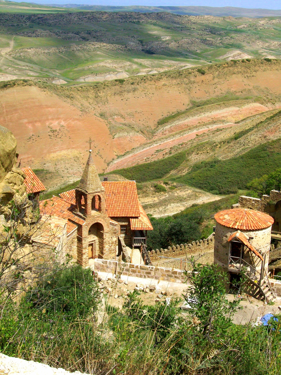 Monastery of Davit Gareja - Active with Monks - Border Azerbaijan & Georgia