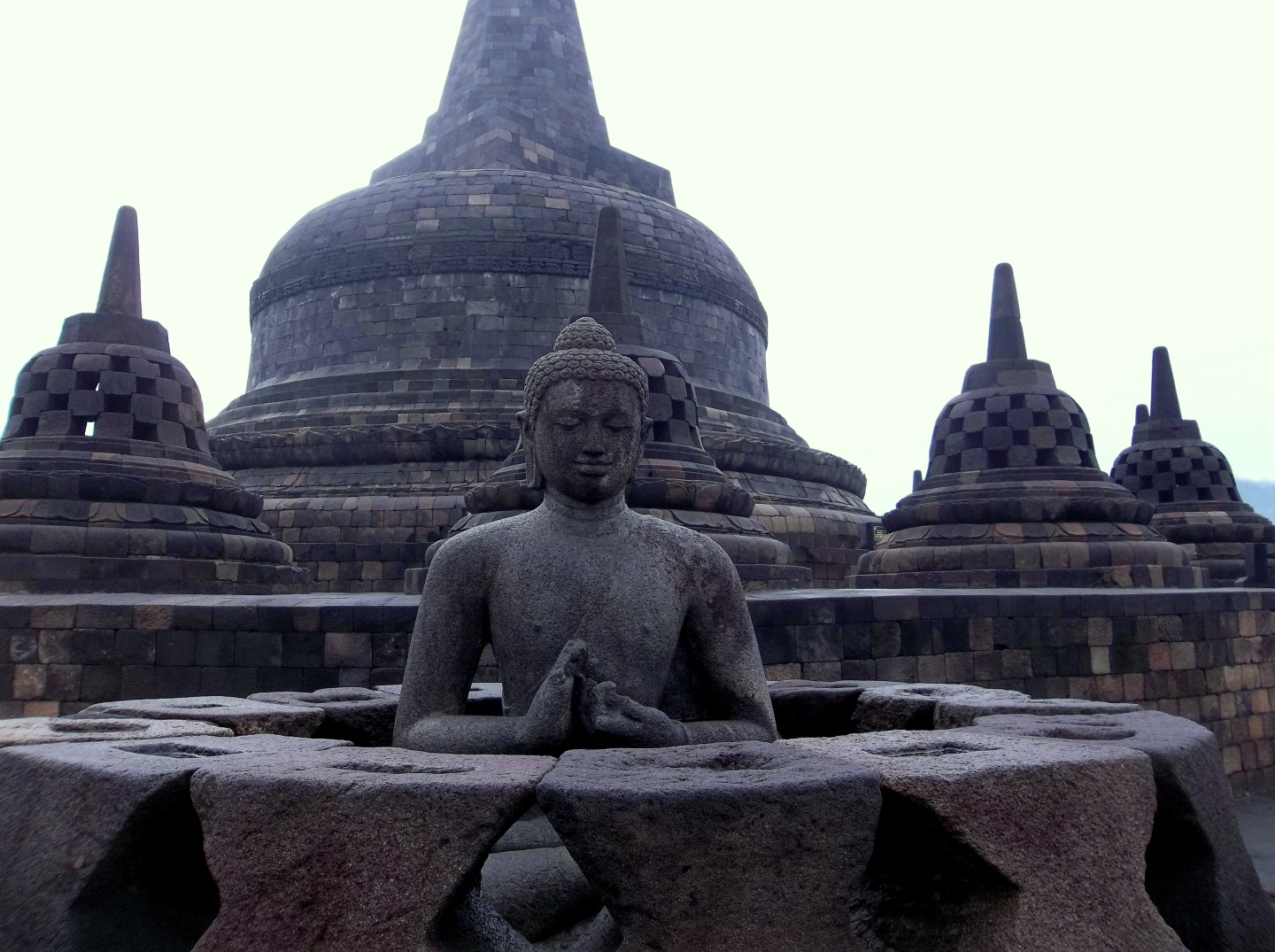 Borobudor (9th ce) Buddhist Shrine UNESCO World Heritage Site - Magelang, Java