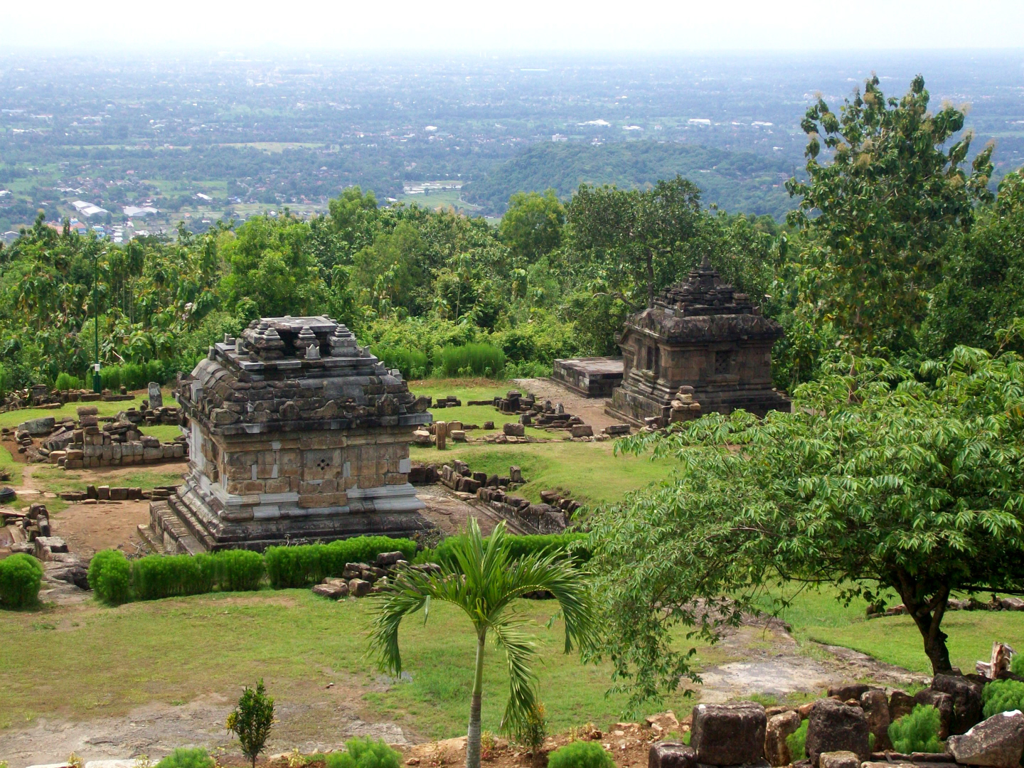 View from Candi  Ijo - HIndu (10-11th CE) Central South Java