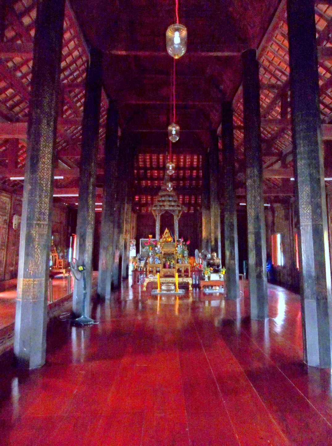 All-teak Sala Kanprian, Wat Yai Suwannaram - Phetchaburi -Thailand