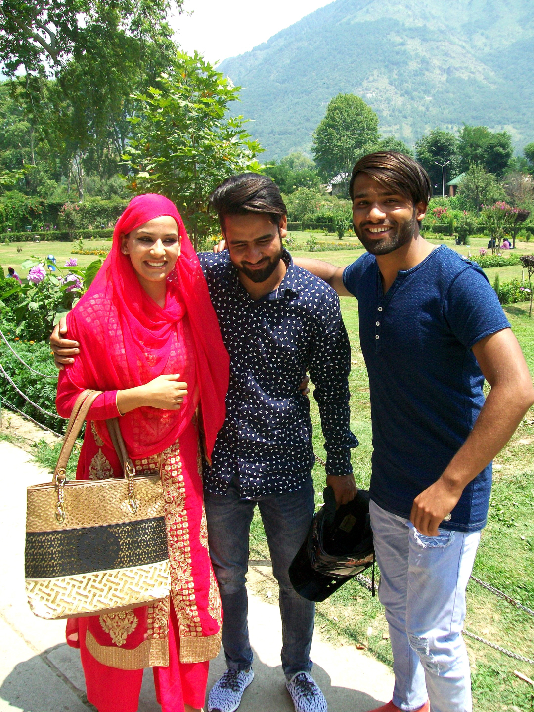 Enjoying a Beautiful Day Shalimar Gardens - Srinagar, Kashmir
