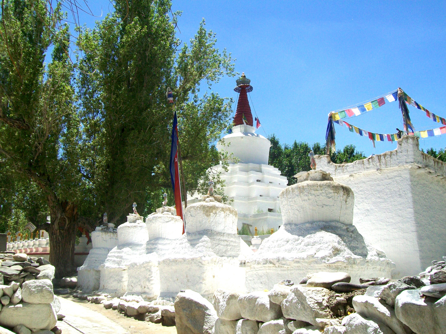 Gaadan Temple & Stupa - Leh, Ladakh - India