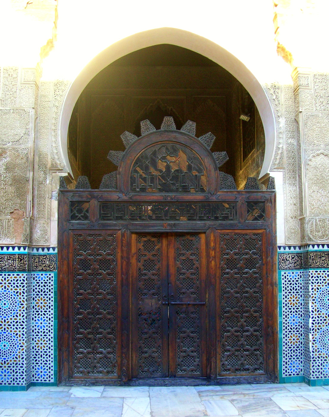 Medersa (Islamic School) Bou Inania 1351-56 C.E. , Fes - Still in Use