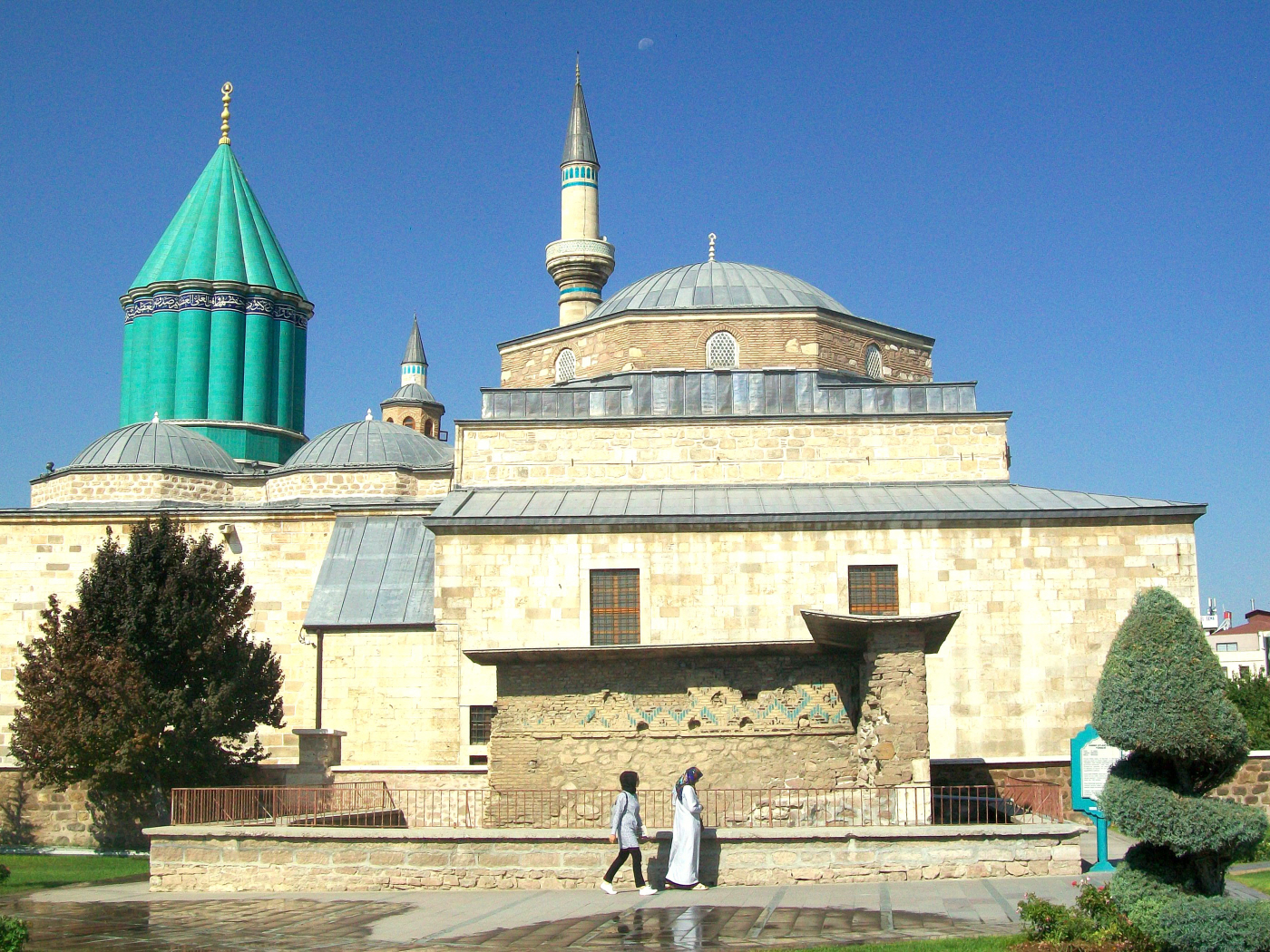 Tomb, Dargah of Mevlana Celaleddin Rumi (Jelal Ad Din) - Konya, Turkey