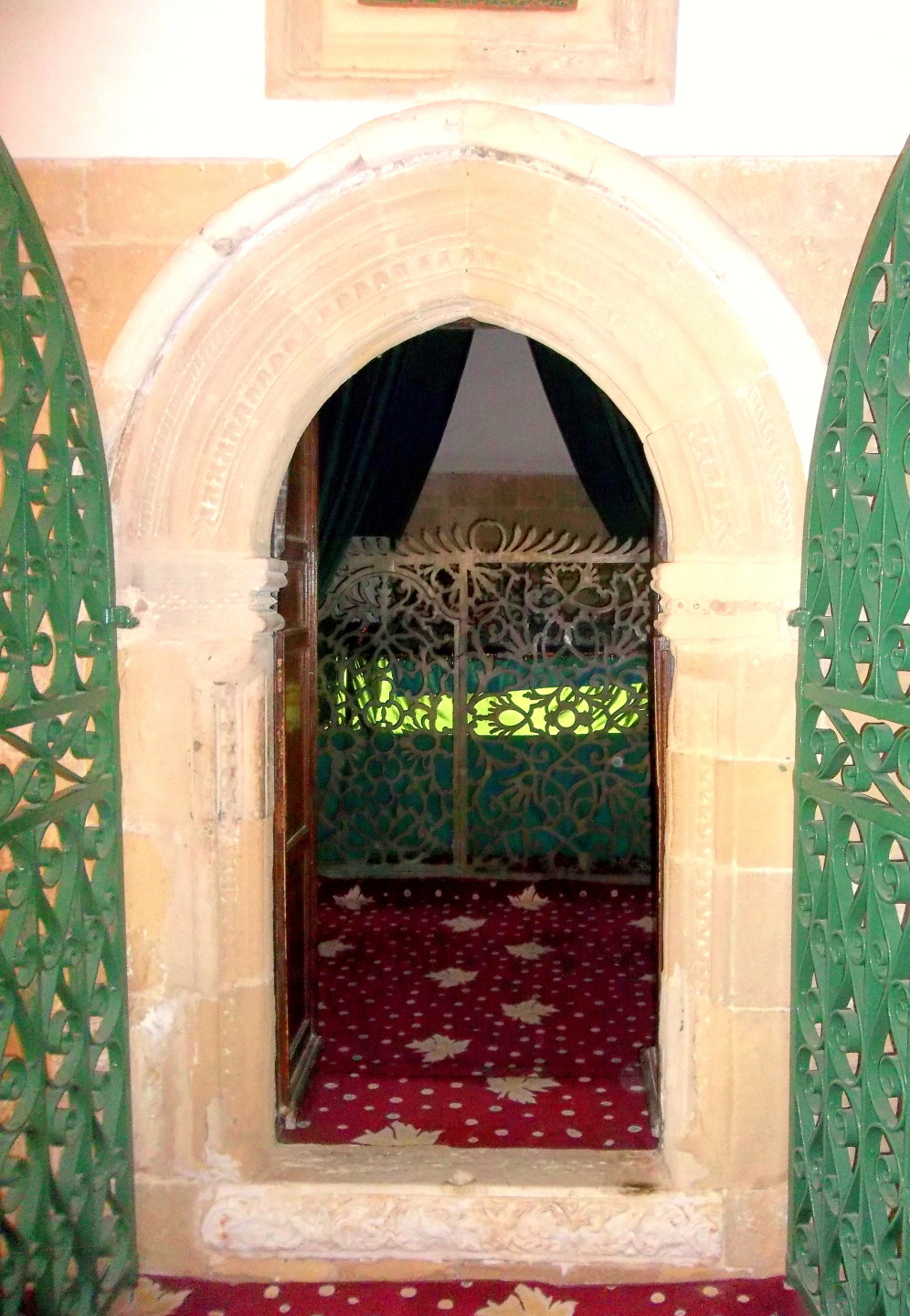 Entrance to the Dargah of Umm Haran at Hala Sultan Tekke - Knew The Holy Prophet - Her Husband was a Companion of the Prophet -Cyprus