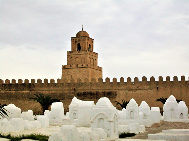 The Great Mosque of Kairouan  (approx. 670 CE) - Tunisia